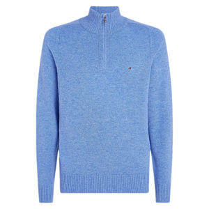 Tommy Hilfiger Wool Mock Turtleneck Half-Zip Jumper